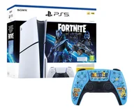 Konsole Playstation - Sony PlayStation 5 Slim Fortnite Cobalt + pad Fortnite - miniaturka - grafika 1