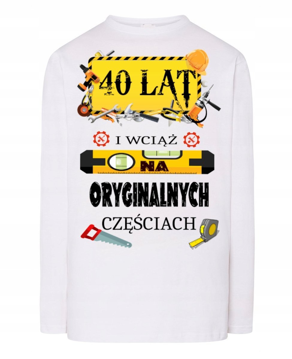Longsleeve na Urodziny 40 Lat Prezent r.S