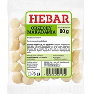 Orzechy i nasiona - ORZECHY MAKADAMIA 80G - miniaturka - grafika 1