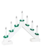 Ozdoby bożonarodzeniowe - Profiline Dekoracyjna lampa LED w kolorze białym - 42,5 x 32 x 4,5 cm - miniaturka - grafika 1