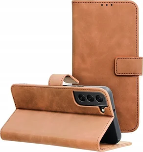 OEM Kabura TENDER Book do SAMSUNG S24 brązowy - Etui i futerały do telefonów - miniaturka - grafika 1