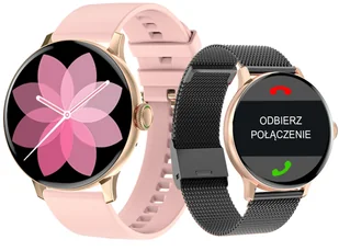 Giewont Supernova SmartCall GW330-4 Black Shine/Powder Pink - Smartwatch - miniaturka - grafika 1