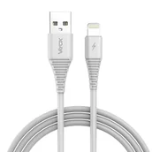 Kable USB - Kabel Usb - Lightning 1M Biały Va0057 Vayox - miniaturka - grafika 1