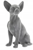 Figurki dekoracyjne - FIGURKA PSA CHIHUAHUA W POZYCJI SIEDZĄCEJ – ELEGANCKA DEKORACJA - miniaturka - grafika 1