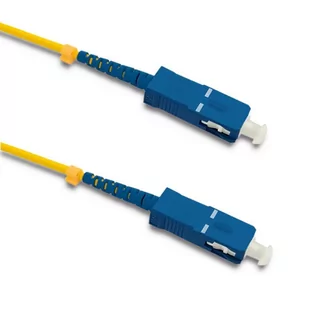 Qoltec Patchcord Światłowodowy SC/UPC-SC/UPC SM 9/125 G652D 7m 54301 - Patchcordy - miniaturka - grafika 1