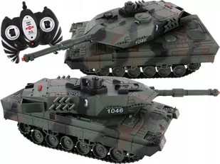 HH POLAND Czołg na radio Leopard - Zabawki zdalnie sterowane - miniaturka - grafika 1