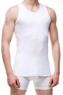 Koszulki męskie - Męska koszulka na ramiączka w prążek Authentic 213 Ribbed Cornette - miniaturka - grafika 1