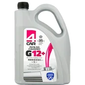 Płyny chłodnicze - Płyn do chłodnic -35°C G12+ 4 l 4Car - miniaturka - grafika 1
