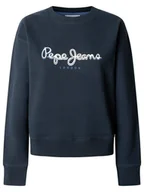 Bluzy damskie - Pepe Jeans Bluza "Maddy" w kolorze granatowym - miniaturka - grafika 1
