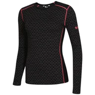 Koszulki sportowe damskie - Damska koszulka Zulu Merino 240 Long Rozmiar: XL / Kolor: czarny/różówy - miniaturka - grafika 1