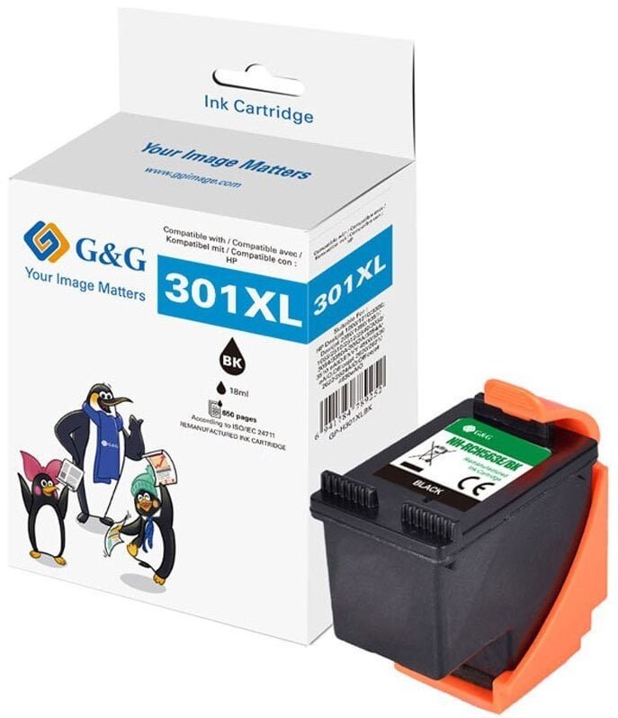 Tusz G&G XL-atrament do drukarki kompatybilny z HP 301XL CC563EE 18833