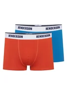 Majtki męskie - Bokserki Switch Henderson 2-pak pomarańczowy, morski 3XL - miniaturka - grafika 1