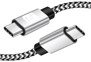 Techly Kabel USB 2.0 USB-C na USB-C 0,5m M/M 3A Oplot - Kable USB - miniaturka - grafika 1