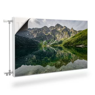 Mata MAGNETYCZNA Na Kaloryfer Górskie Jezioro Krajobraz 80cm x 60cm - Obrazy i zdjęcia na płótnie - miniaturka - grafika 1