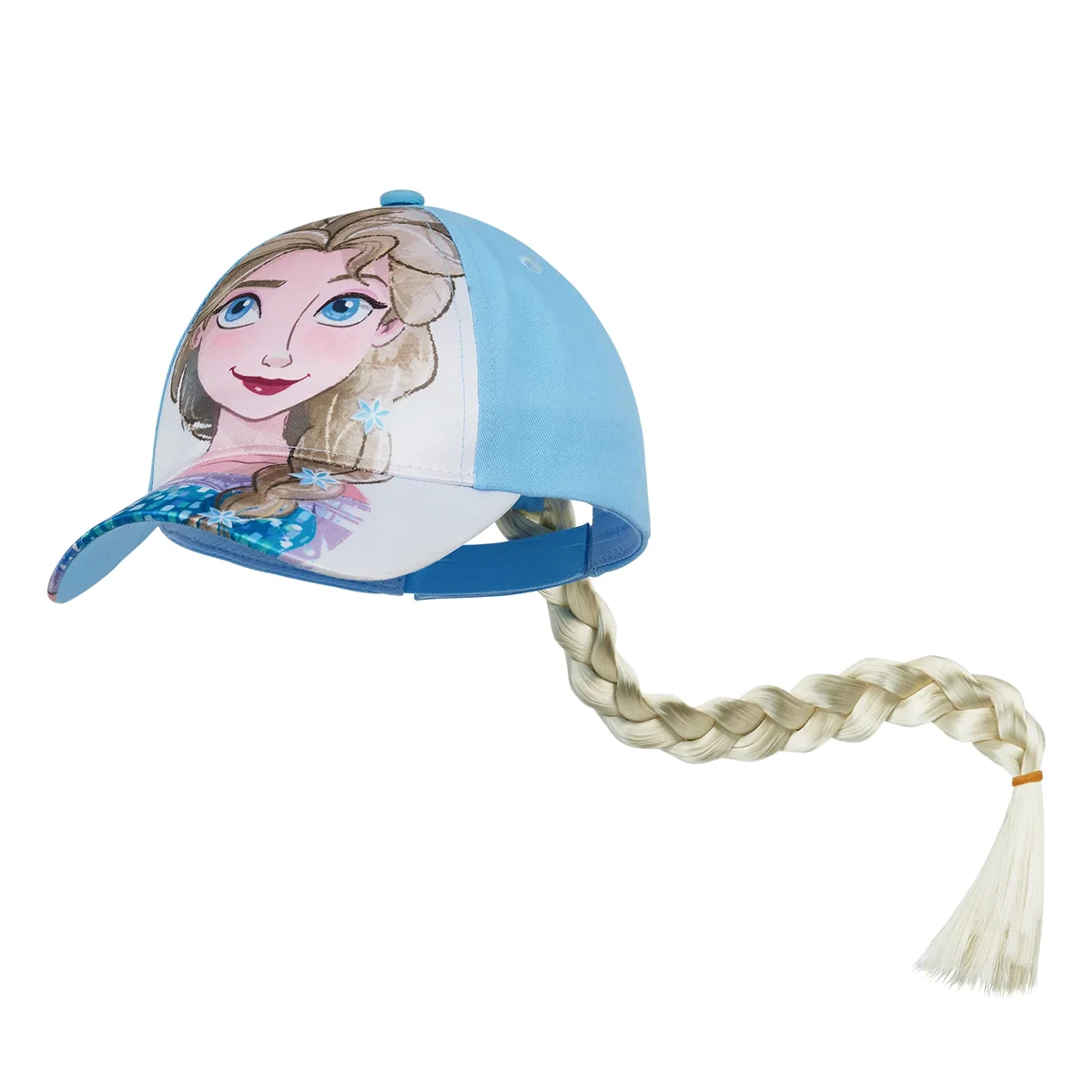 Disney Czapka z daszkiem Czapka dla dziewczynek księżniczki Kraina Lodu i Mała Syrenka 3D Czapka dziecięca Regulowana czapka dla dziewczynek Anna El..