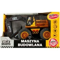 Maszyna budowlana. Koparka z dźwiękiem. Mega creative 520397 - Samochody i pojazdy dla dzieci - miniaturka - grafika 1