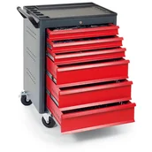 Wózki magazynowe - Gude Wózek warsztatowy, 6 szuflad 400230 - miniaturka - grafika 1