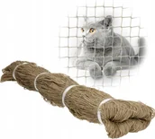 Pozostałe akcesoria dla kotów - SIATKA WZMOCNIONA DRUCIKIEM"LIGHT" NA BALKON - ROLKA 6X2M MARKA BEZPIECZNE KOTY - miniaturka - grafika 1