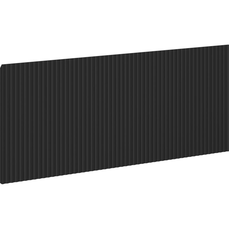Mexen Rivel front ryflowany do korpusu szafki łazienkowej 80 x 43,5 cm, czarny mat - 91A20-0800-470-1-71