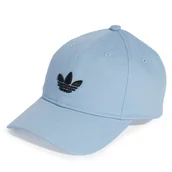 Czapki damskie - Czapka z daszkiem adidas adicolor Classic Trefoil JV7389 Błękitny - miniaturka - grafika 1