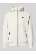 Bluzy męskie - Bluza rozpinana zapinana na zamek błyskawiczny - Under Armour - miniaturka - grafika 1