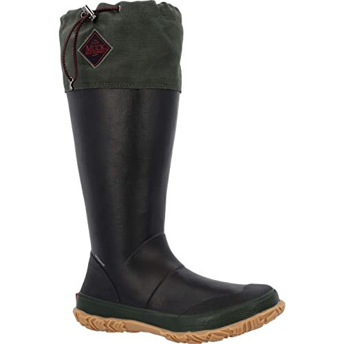 Muck Boots Unisex Forager Woskowane wysokie kalosze, Czarny mech, 37 EU