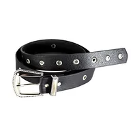 Paski - Piccola Lala Women's DE-PL-AYMBLT-000118 pasek, czarny, M - miniaturka - grafika 1