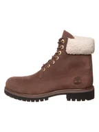 Botki damskie - Timberland Skórzane botki "6 Prem" w kolorze brązowym - miniaturka - grafika 1