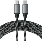 Kable USB - Satechi Kabel 100W USB-C do USB-C PD 2m, ciemnoszary - miniaturka - grafika 1