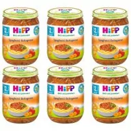 Dania dla dzieci - Hipp Junior Spaghetti Bolognese po 12. miesiącu zestaw 6 x 250 g Bio - miniaturka - grafika 1