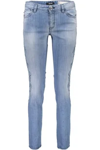 JUST CAVALLI JEANS DENIM DAMSKI JASNY NIEBIESKI - Spodnie damskie - miniaturka - grafika 1