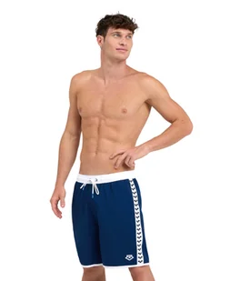 Szorty Sportowe Arena Icons Team Stripe Bermuda Navy/White R.XL - Spodenki damskie - miniaturka - grafika 1