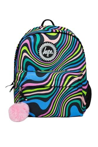 Hype Plecak dziecięcy unisex z falowaną tęczą, wielokolorowy, jeden rozmiar, multi, Rozmiar uniwersalny