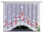 Firany - Maki firana rozm. 300x150cm malowana (gotowa) - miniaturka - grafika 1