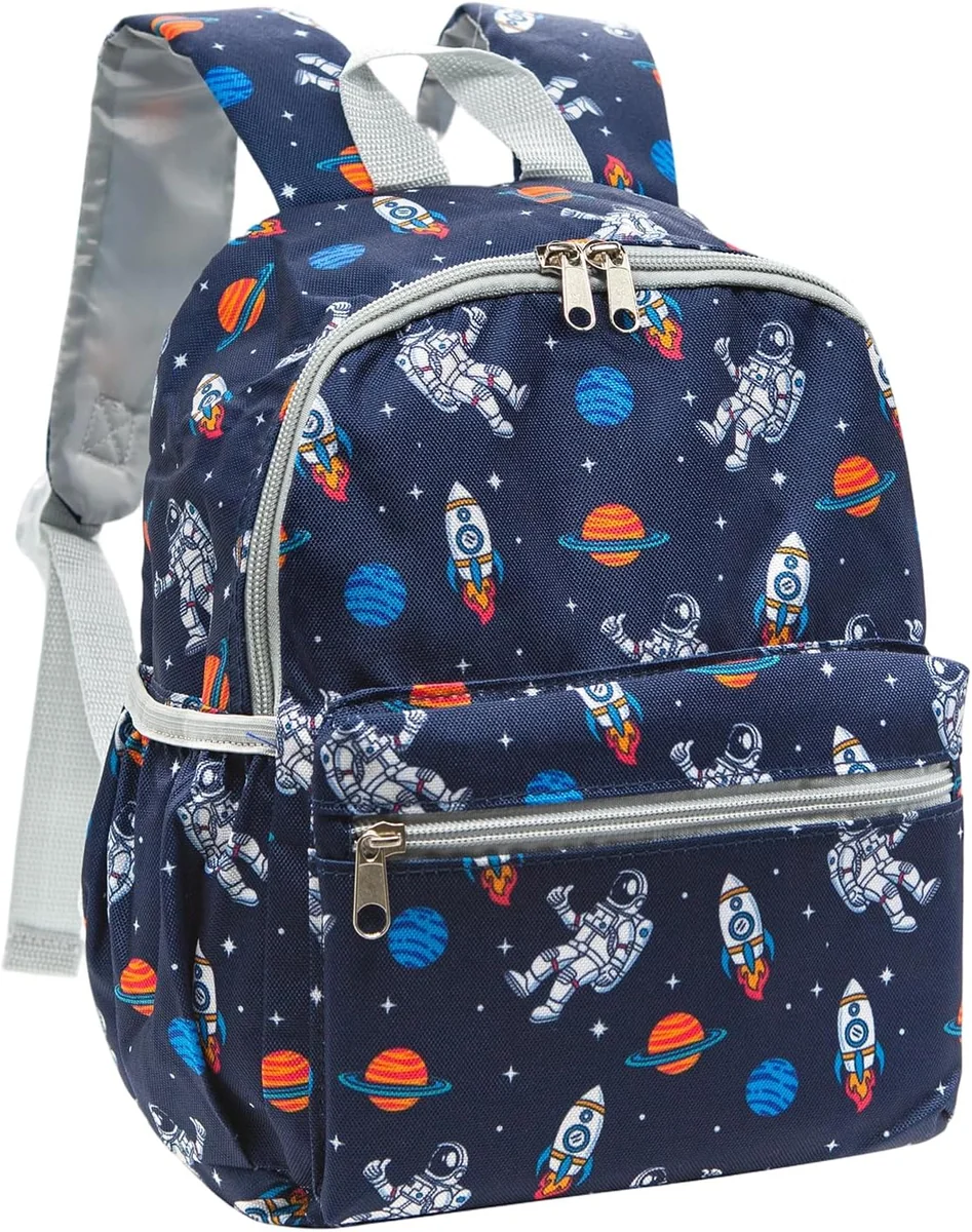 Plecak dziecięcy dla chłopca i dziewczynki, wodoszczelny, retro, astronauta