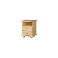 Szafki nocne - Szafka Nocna Pascal Classic Meble Doktór Sosna Naturalna Lakierowana - miniaturka - grafika 1