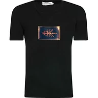 Koszulki dla chłopców - CALVIN KLEIN JEANS T-shirt | Regular Fit - miniaturka - grafika 1