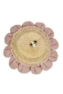 Kołdry i poduszki dla dzieci - Poduszka podłogowa Pink Daisy, Planet Bee, Lorena Canals - miniaturka - grafika 1
