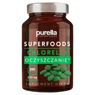 Odchudzanie i oczyszczanie - Purella Superfoods Chlorella Oczyszczanie, 200 tabletek - miniaturka - grafika 1