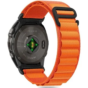 Pasek TECH-PROTECT Nylon Pro do Garmin Fenix 5X/5X Plus/6X/6X Pro/7X/8 (51 mm) Pomarańczowy - Akcesoria do smartwatchy - miniaturka - grafika 1