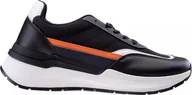 Sneakersy damskie - Damskie sneakersy Hi-tec MESTRA WO'S M000212588 black/orange rozmiar 36 - miniaturka - grafika 1