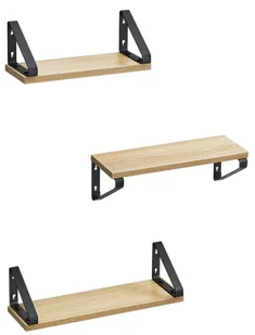 Komplet 3 półek ściennych dąb sonoma T0-G08 - Meble kuchenne - miniaturka - grafika 1