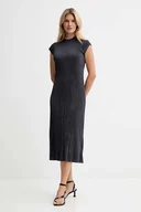 Sukienki - Calvin Klein sukienka kolor szary midi dopasowana LV044E219G - miniaturka - grafika 1