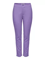 Spodnie damskie - ONLY Onlastrid Life Hw Slim Cigarette Cc TLR damskie spodnie materiałowe, Paisley Purple, 38W / 32L - miniaturka - grafika 1