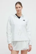 Kurtki damskie - adidas Performance kurtka treningowa kolor zielony przejściowa - miniaturka - grafika 1