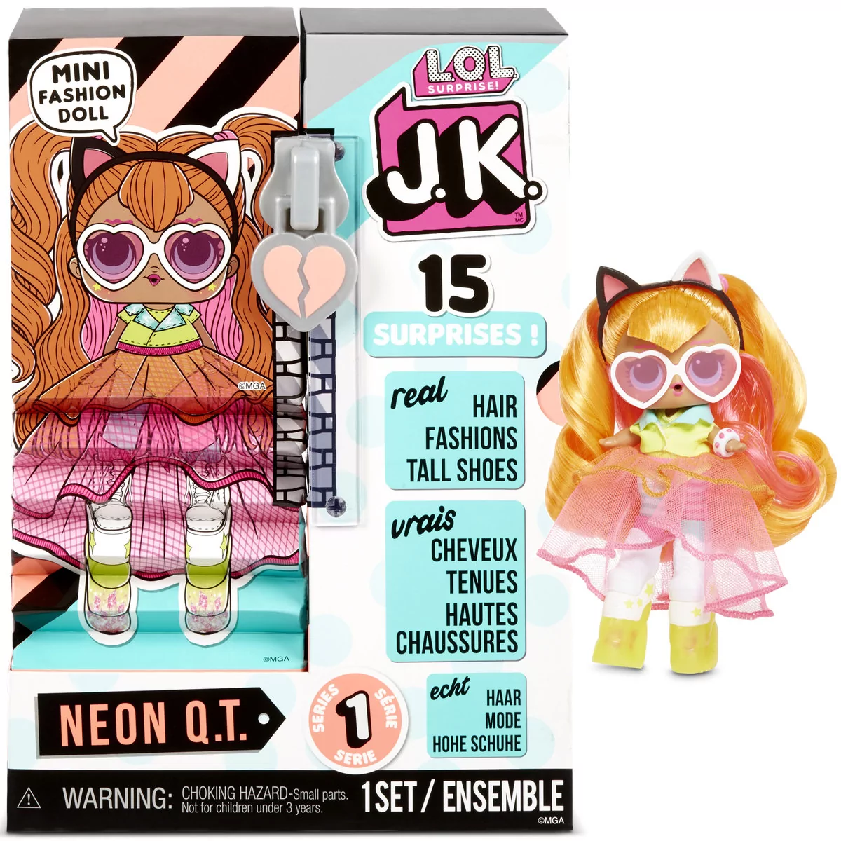 MGA Entertainment L.O.L Surprise J.K Doll Neon Q.T 570776E7C 570776E7C