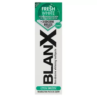 BLANX Fresh White wybielająca i odświeżająca pasta do zębów 75 ml - Pasty do zębów - miniaturka - grafika 1