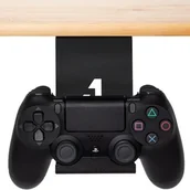 Akcesoria do Playstation - 4MOUNT Uchwyt podbiurkowy 4MOUNT do kontrolerów/słuchawek Czarny - miniaturka - grafika 1