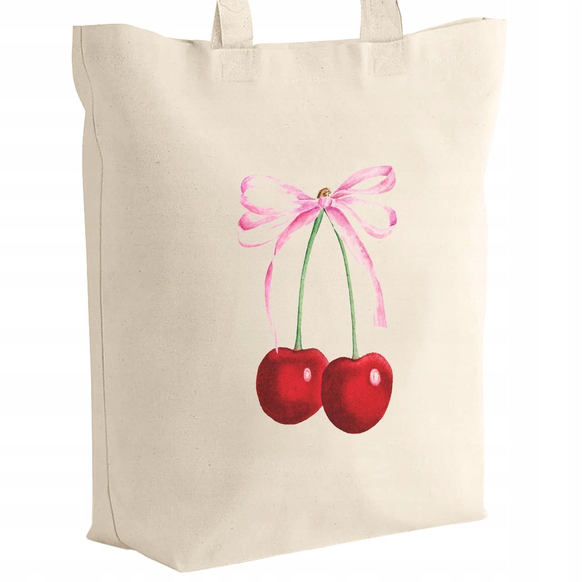 Torba bawełniana z dnem I'M JUST A GIRL Cherry Viral Dla Dziewczyny