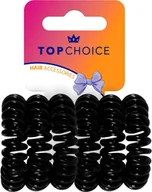 Ozdoby do włosów - TOP CHOICE GUMKI DO WŁOSÓW - CZARNE (20063) 1 OP. - 6 SZT. - miniaturka - grafika 1